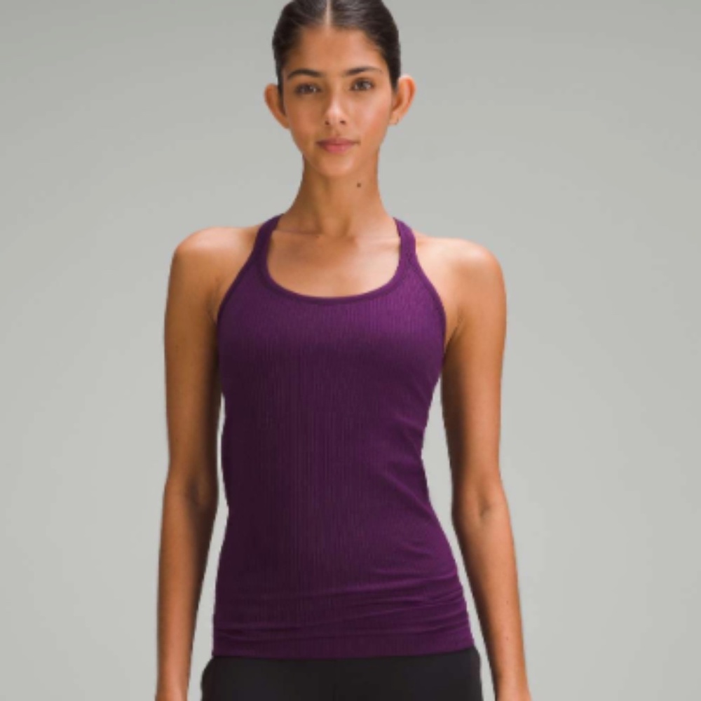Ebb to Street Tank Top  Light Support Dramatic Magenta Size 6 like new